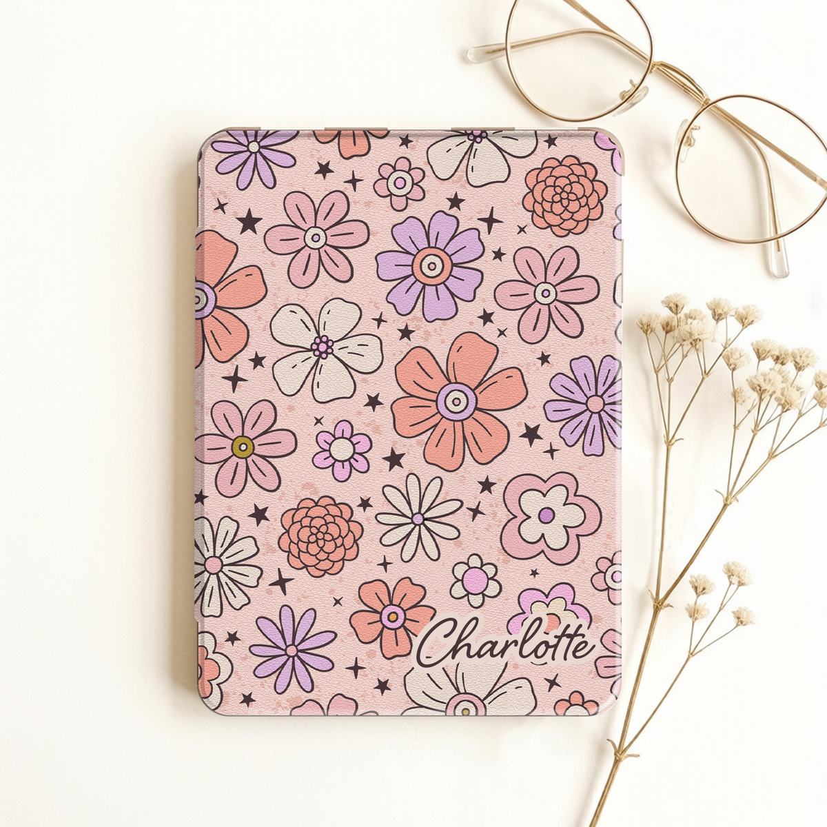 Kindle Case, Kindle Paperwhite Case with Free Personalization, Kobo Cover, Custom Name Kindle Colorsoft Case, Kindle Paperwhite 12th 7" Case, Paperwhite 11th 6.8  cover, Paperwhite Signature Edition, Kindle Oasis, Kindle 11th 2022 case, Kobo Clara Colour, Kobo Libra Colour, Auto Wake/Sleep, Magnetic Kindle case cover, Custom name Kindle case cover, Clear Back Kindle Case