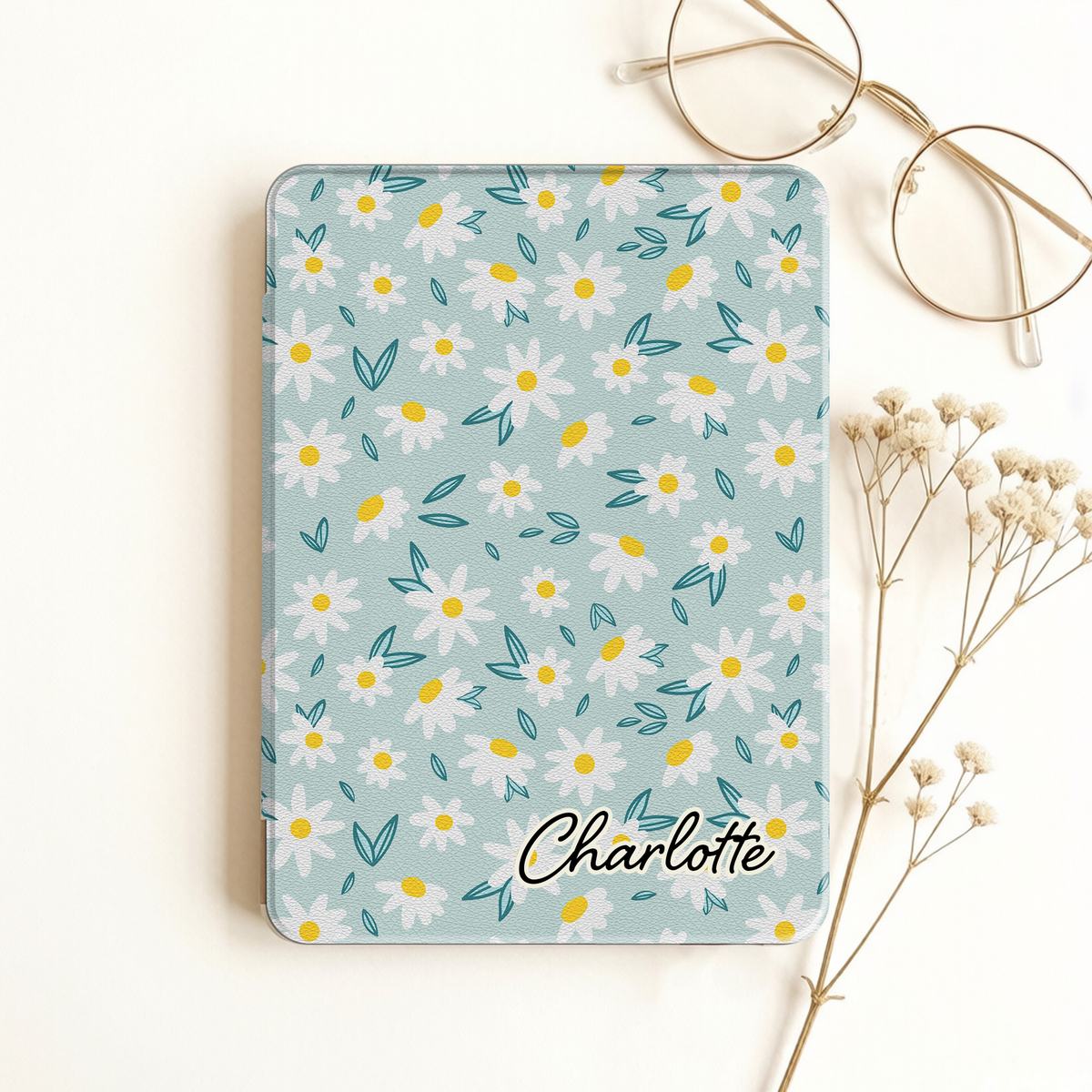 Kindle Case, Kindle Paperwhite Case with Free Personalization, Kobo Cover, Custom Name Kindle Colorsoft Case, Kindle Paperwhite 12th 7" Case, Paperwhite 11th 6.8  cover, Paperwhite Signature Edition, Kindle Oasis, Kindle 11th 2022 case, Kobo Clara Colour, Kobo Libra Colour, Auto Wake/Sleep, Magnetic Kindle case cover, Custom name Kindle case cover, Clear Back Kindle Case