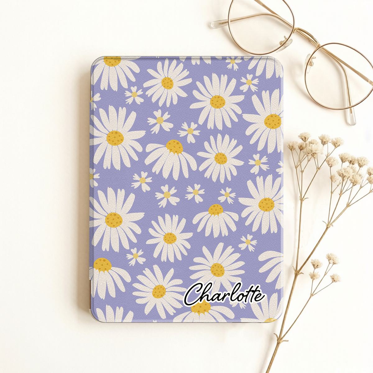 Kindle Case, Kindle Paperwhite Case with Free Personalization, Kobo Cover, Custom Name Kindle Colorsoft Case, Kindle Paperwhite 12th 7" Case, Paperwhite 11th 6.8  cover, Paperwhite Signature Edition, Kindle Oasis, Kindle 11th 2022 case, Kobo Clara Colour, Kobo Libra Colour, Auto Wake/Sleep, Magnetic Kindle case cover, Custom name Kindle case cover, Clear Back Kindle Case