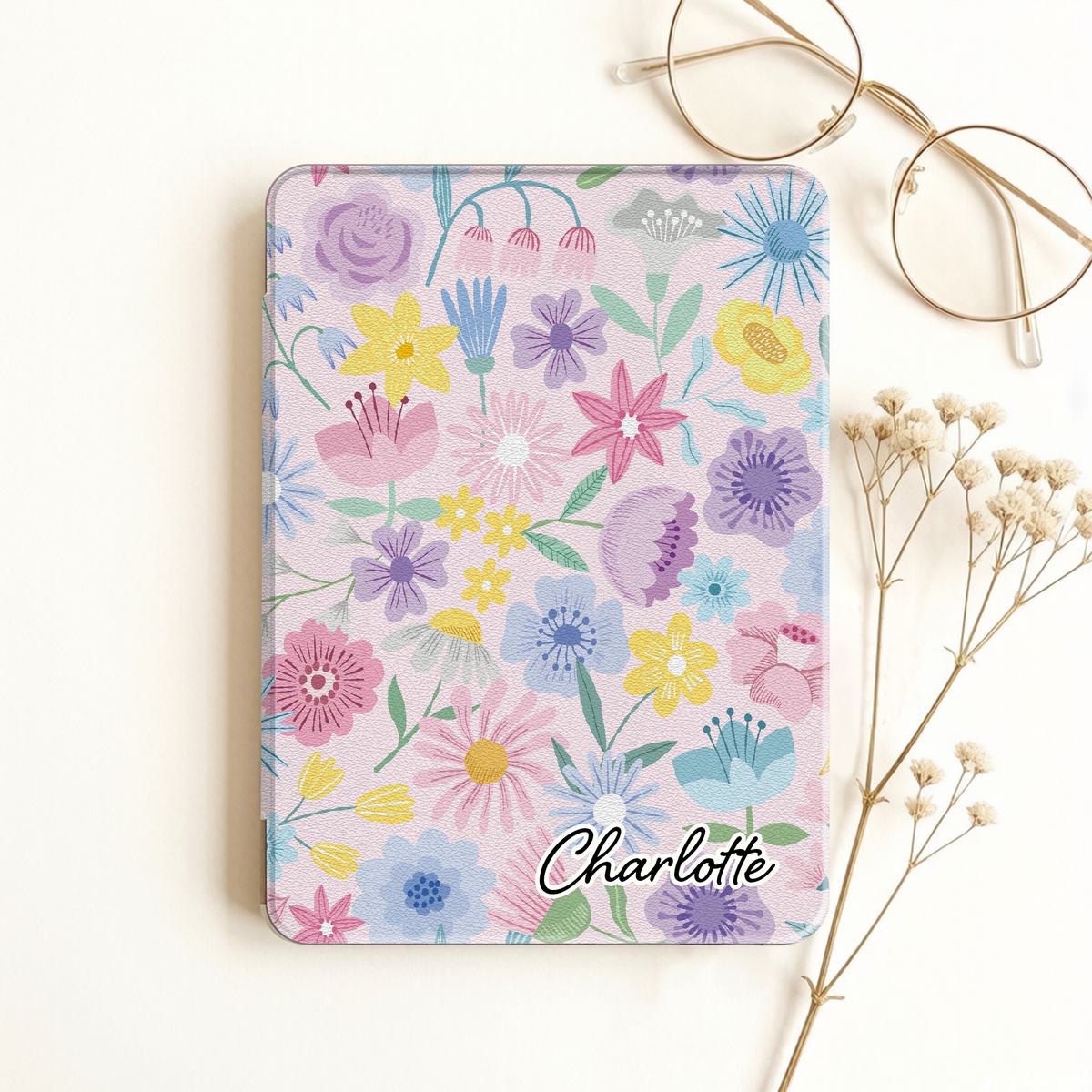 Kindle Case, Kindle Paperwhite Case with Free Personalization, Kobo Cover, Custom Name Kindle Colorsoft Case, Kindle Paperwhite 12th 7" Case, Paperwhite 11th 6.8  cover, Paperwhite Signature Edition, Kindle Oasis, Kindle 11th 2022 case, Kobo Clara Colour, Kobo Libra Colour, Auto Wake/Sleep, Magnetic Kindle case cover, Custom name Kindle case cover, Clear Back Kindle Case