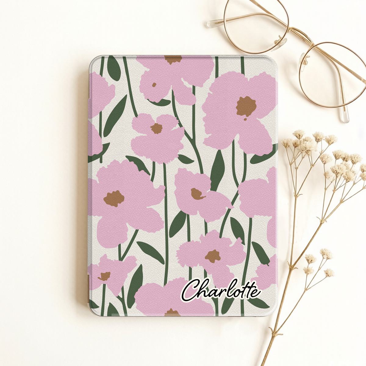 Kindle Case, Kindle Paperwhite Case with Free Personalization, Kobo Cover, Custom Name Kindle Colorsoft Case, Kindle Paperwhite 12th 7" Case, Paperwhite 11th 6.8  cover, Paperwhite Signature Edition, Kindle Oasis, Kindle 11th 2022 case, Kobo Clara Colour, Kobo Libra Colour, Auto Wake/Sleep, Magnetic Kindle case cover, Custom name Kindle case cover, Clear Back Kindle Case