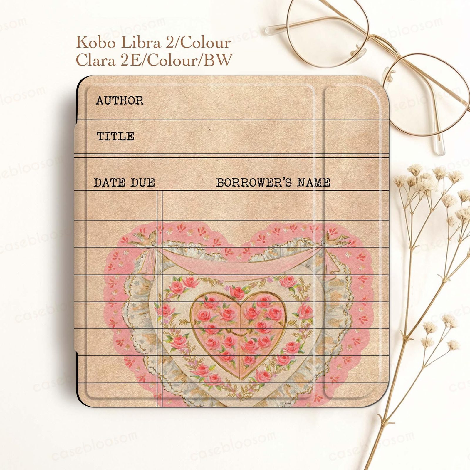 Library Valentine Kobo Case