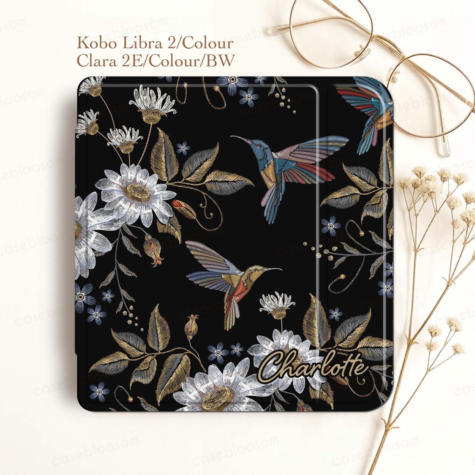 Midnight Hummingbird Kobo Case