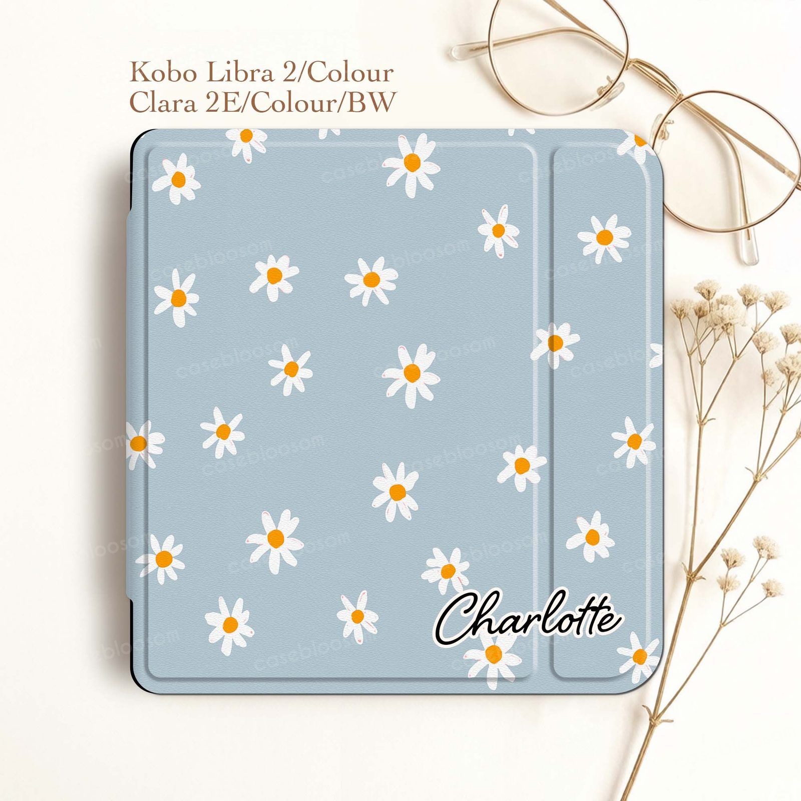 Blue Flowers Kobo Case