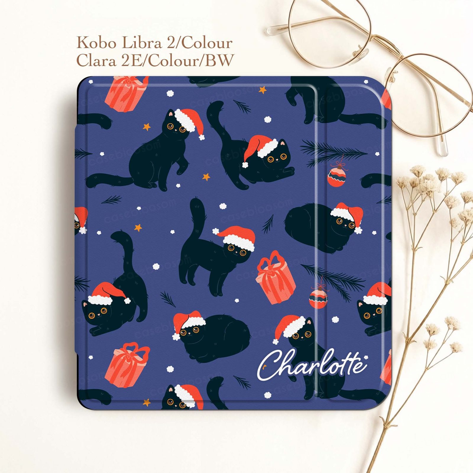 Santa Claws Christmas Cats Kobo Case