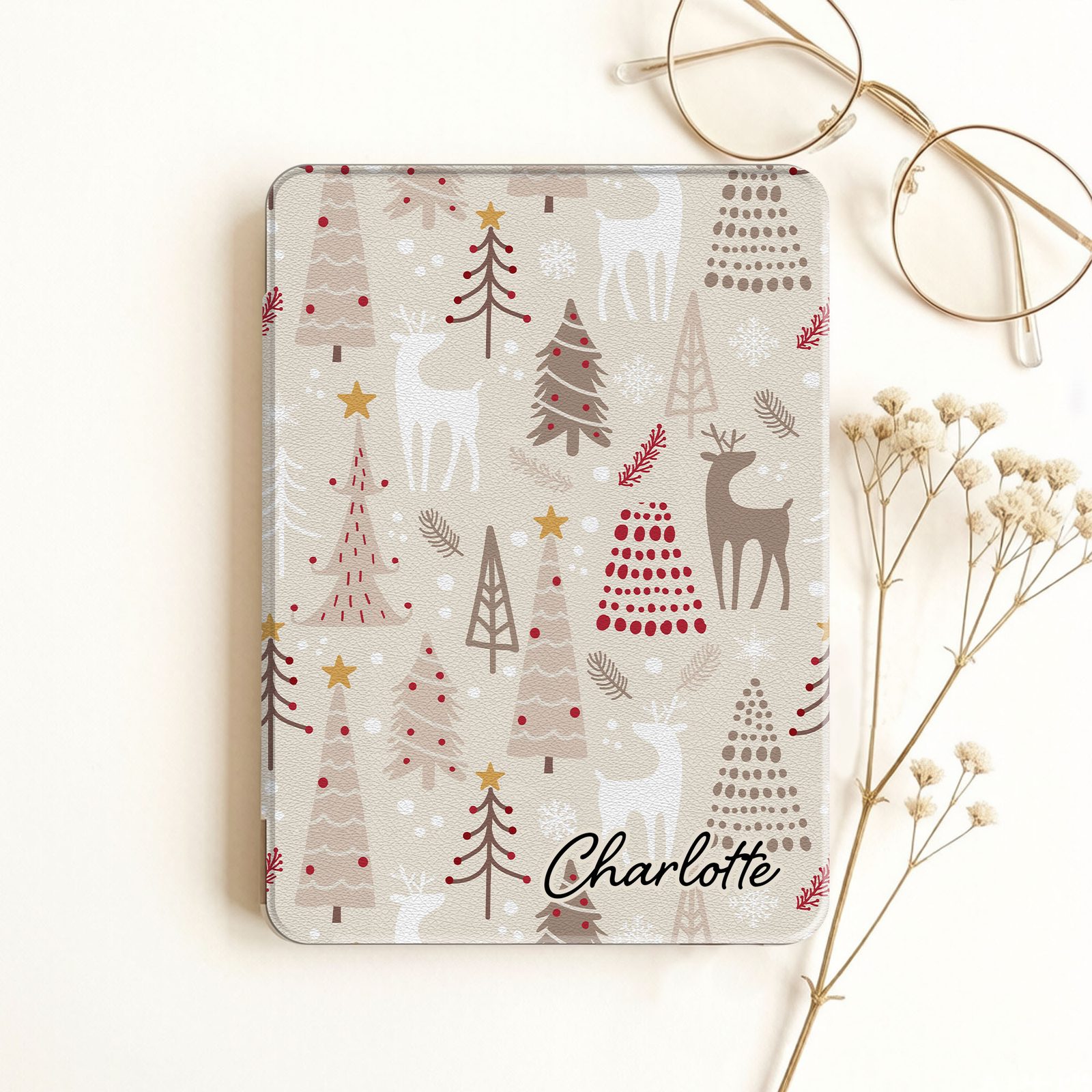 Christmas Tree Forest Kindle Case