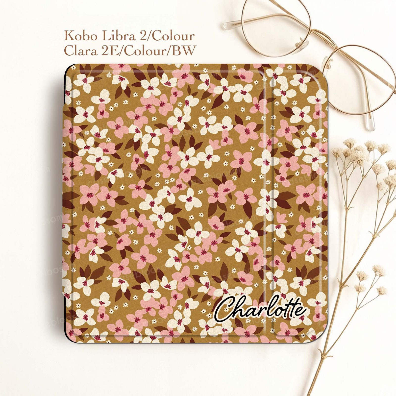 Sakura Gold Kobo Case