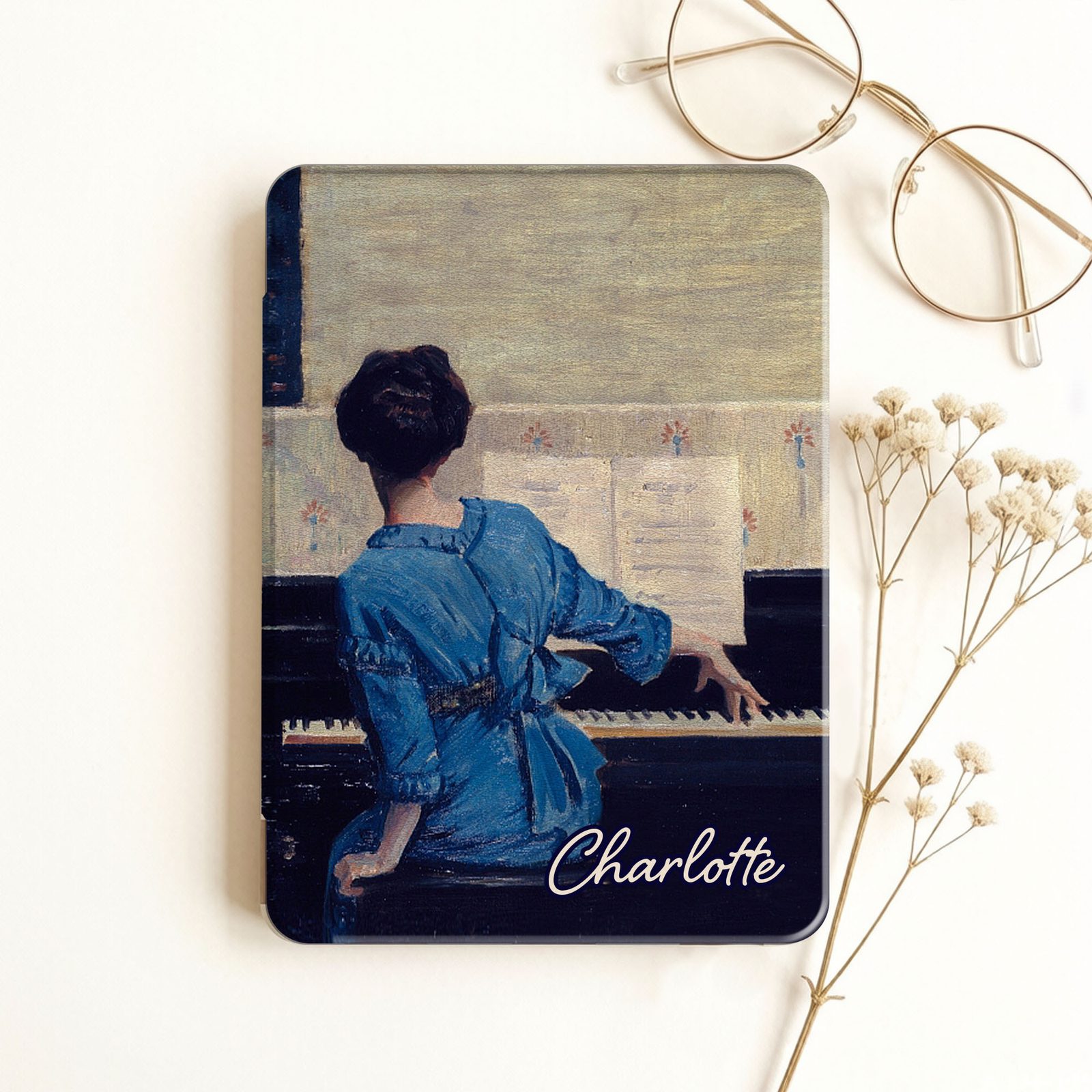 Blue Sonata Oil Painting Kobo Case